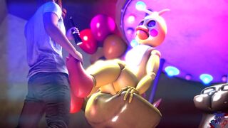 Toy Chica Footjob 4