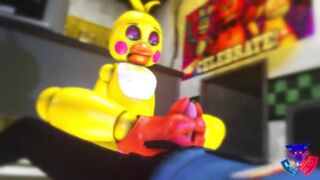 Toy Chica FootJob 5