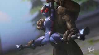 Widowmaker fucked like a toy