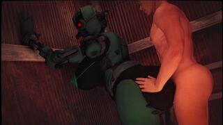 Assaultron Sex Part 1 & 2 (Shairo793) No Watermark