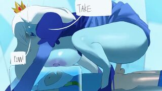 Ice queen dominates finn