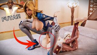 Invisible Woman / Sue Storm Pounds Mercy Reverse Cowgirl