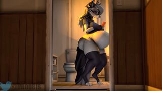 Loona farts out huge load! (By MoobsLoobs)