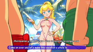 (Sub Esp) A Peachy Pool Party.