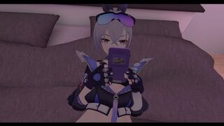 My room mate is a brat but she enjoy it !