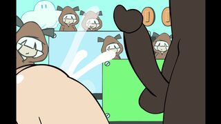 Minus8 Goomba Girl Animation (Black Cock)