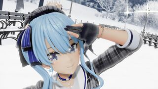 [MMD Hololive] Hoshimachi Suisei suki! yuki! honki magic!