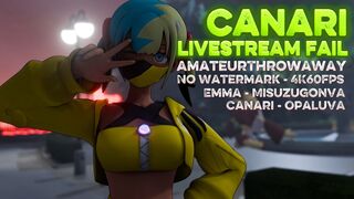 Canari Livestream FAIL [AmateurThrowaway][4K60FPS]