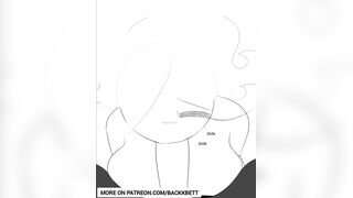 Claudia Sloppy Blowjob [Live 2D]