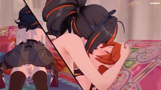 Zhu Yuan & Koleda - Relentless Super Rough Futa Railing