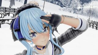 [MMD Hololive] Hoshimachi Suisei suki! yuki! honki magic! omake