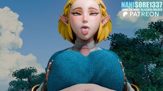 [The Legend of Zelda] ZELDA sloppy titjob