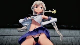 Shimakaze - Bass Knight [MMD R15] P-chan