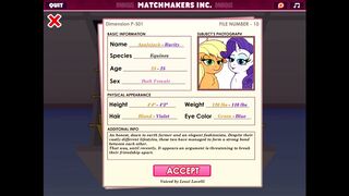 Matchmakers Inc Ch.10 - Applejack and Rarity