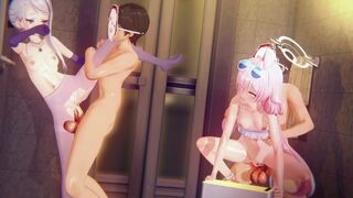 Azure Big Lewd Handkerchief