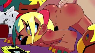 Canari is taking it in the ass (no sound)