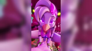 Glamrock girl likes to sit (manwiththemole)