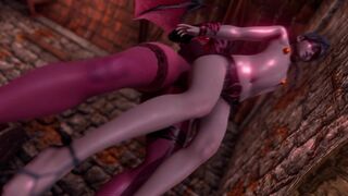 Futanari Succubus Queen Hard Fuck Slave Man & Futanari Worship