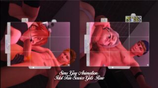Idol Fan Service Gets Raw | Gay Sims 4 Animation