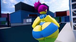 Noob girl gets caught and fucked by Emely (roblox)