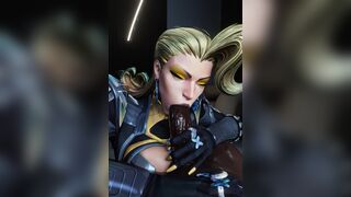 Emma Frost Blowjob [NO WM][Blacked][Waosart][4K60FPS]