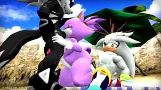 Infinite x Blaze x Silver vacation at beach