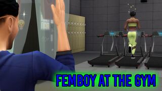 Femboy at the Gym Teaser