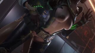 mouth-pussy pounding - PMV3D