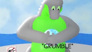 Oral vore by azzidraggy