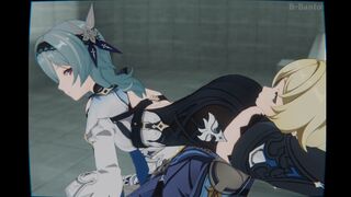 Eula Femdom Headscissor Armpit Smother Crotchgrind