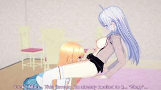 Alya and Kitagawa lesbian sex