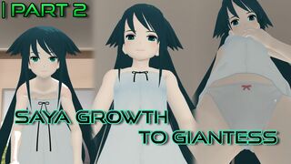 Saya growth to giantess | Part 2 [ Saya no Uta | Giantess Growth ]