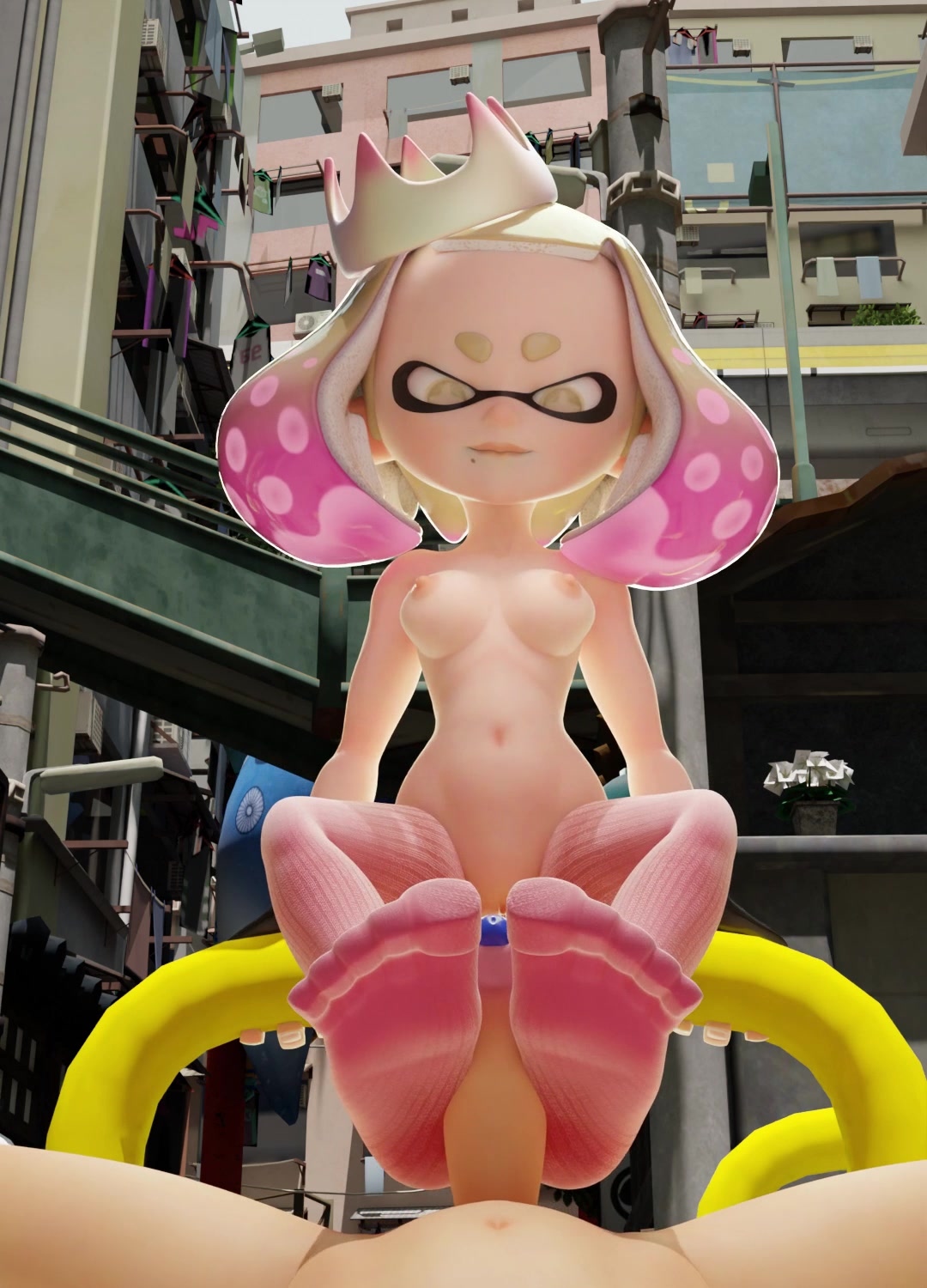 pearl, footjob