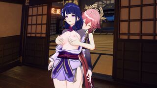 Yae calms Raiden down [Umler]