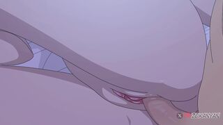 Kazuma fucks Megumin for first time