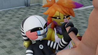 Toyn Chica x Security Puppet in a Hotel [SenhorPhoenix]