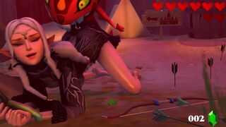 Zelda Captured by Miniblins (Dark)