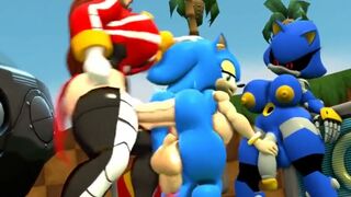 Sonique fucked by Egg ma’am and metal sonic