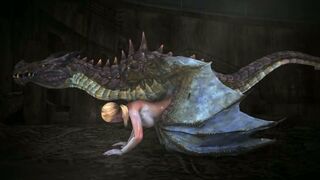 Human fucks by Dragon