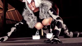 Wifes shouldn't get jelous cuz of some cow... Unless the cow looks like this...