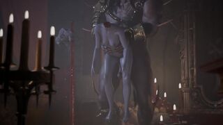 [GURO] Minthara with the Minotaur by candlelight