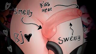 ASMR — Submissive Femboy Suck Big Fat Cock (yummy)