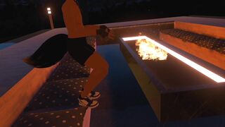 Going on a little tour on VRchat and masturbating