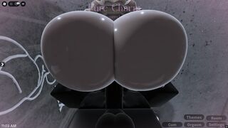 White bimbo slut used by bbc in roblox