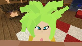 Minecraft Fapcraft Jenny Mod - Kefla from Dragonball super in Minecraft giving head