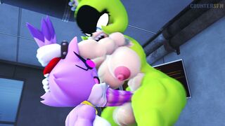 Surge fuck Blaze's Throat