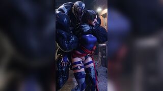 Psylocke x Venom [NO WM] [Waosart]
