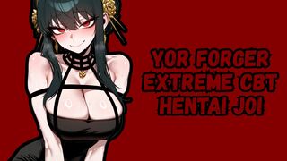 Spy X Ballbusting | Hentai JOI | (Femdom, Hard CBT)