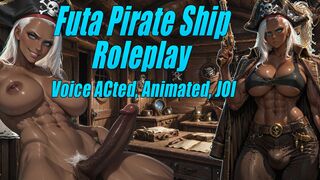 [Voice Acted] Hired on the Futa pirate ship [JOI] [CEI] [Futanari] [femdom] [ASMR] RP