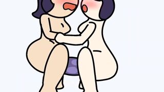 Mom and i using the same dildo